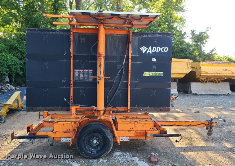 image for item MG9707 Addco  message board trailer