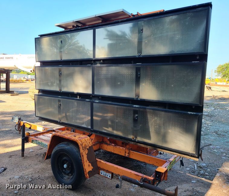 image for item MG9707 Addco  message board trailer