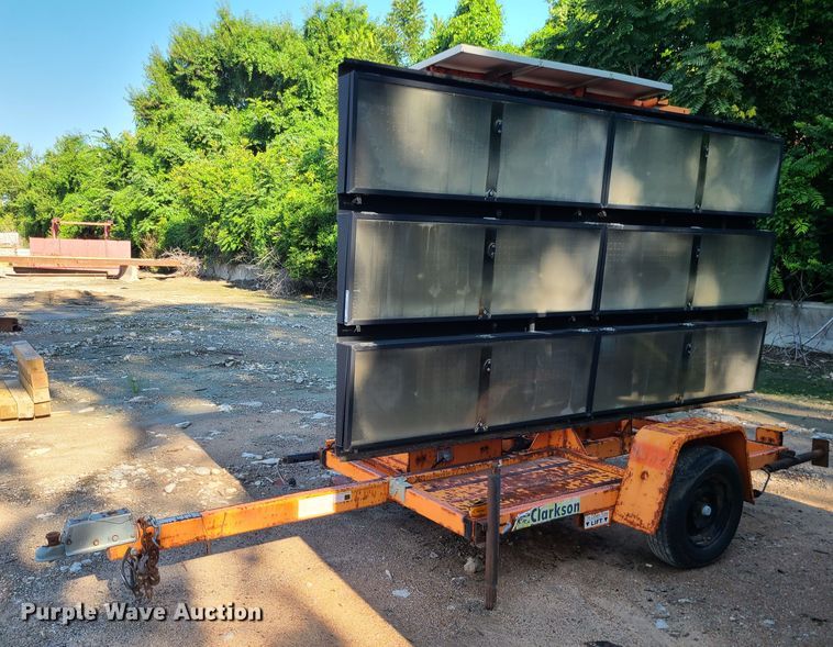 image for item MG9707 Addco  message board trailer