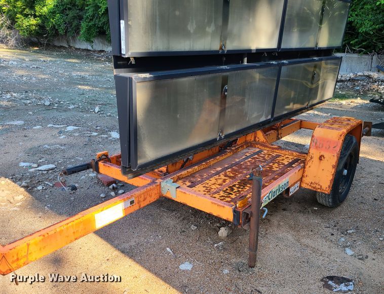 image for item MG9707 Addco  message board trailer