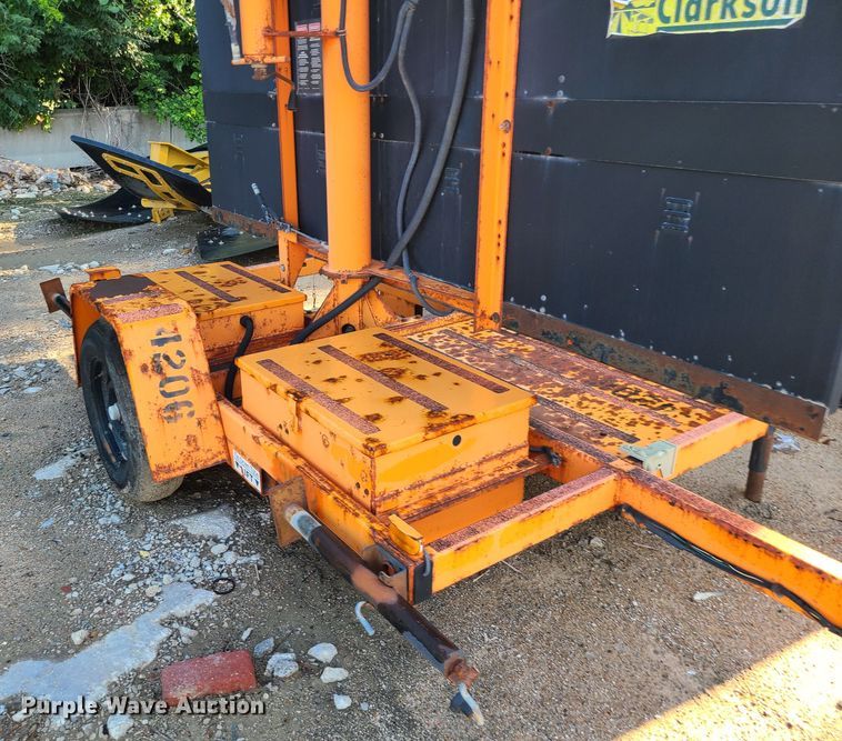 image for item MG9707 Addco  message board trailer