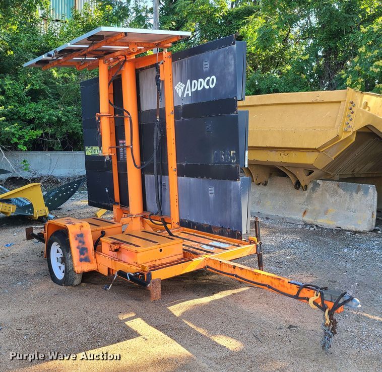 image for item MG9708 Addco  message board trailer