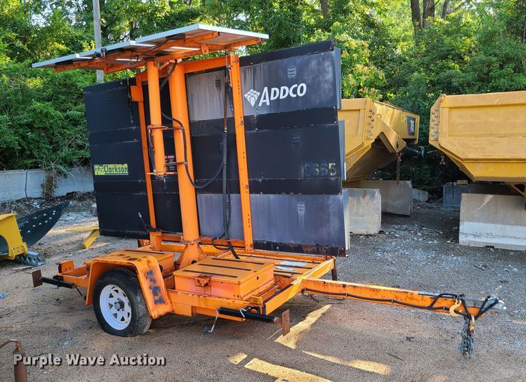 image for item MG9708 Addco  message board trailer