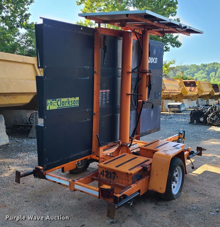 image for item MG9708 Addco  message board trailer