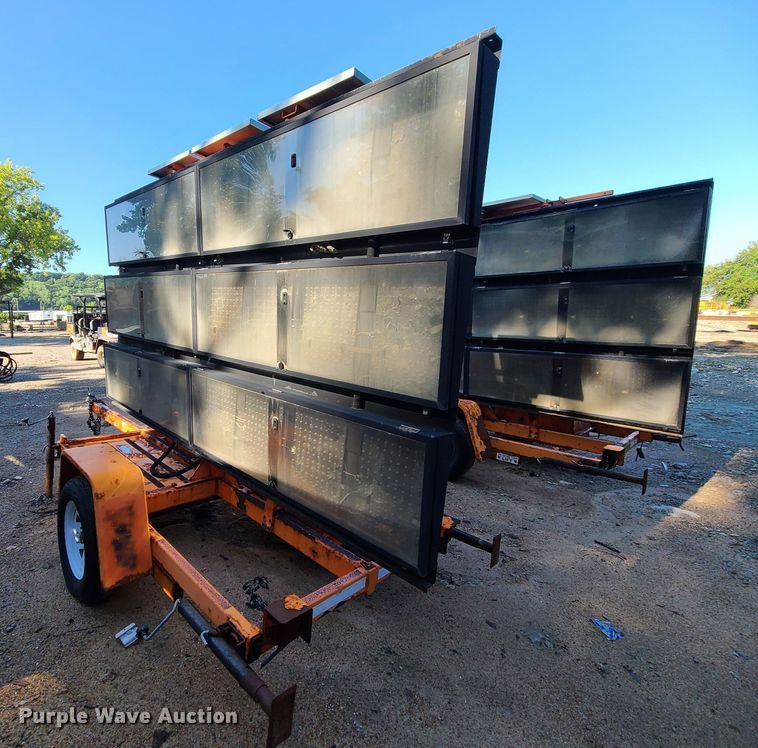 image for item MG9708 Addco  message board trailer