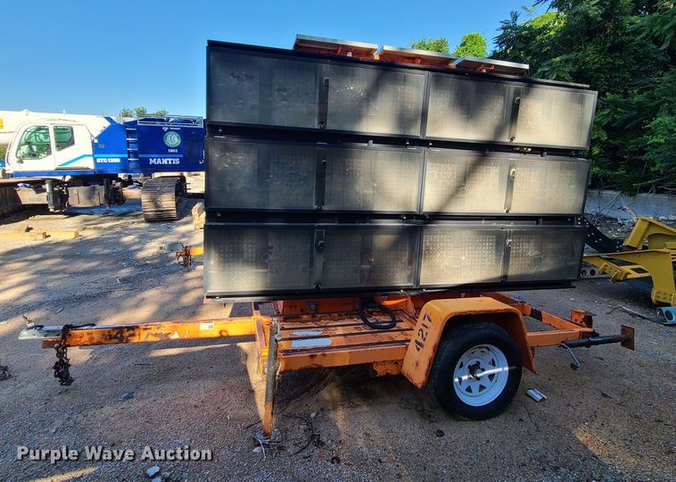 image for item MG9708 Addco  message board trailer