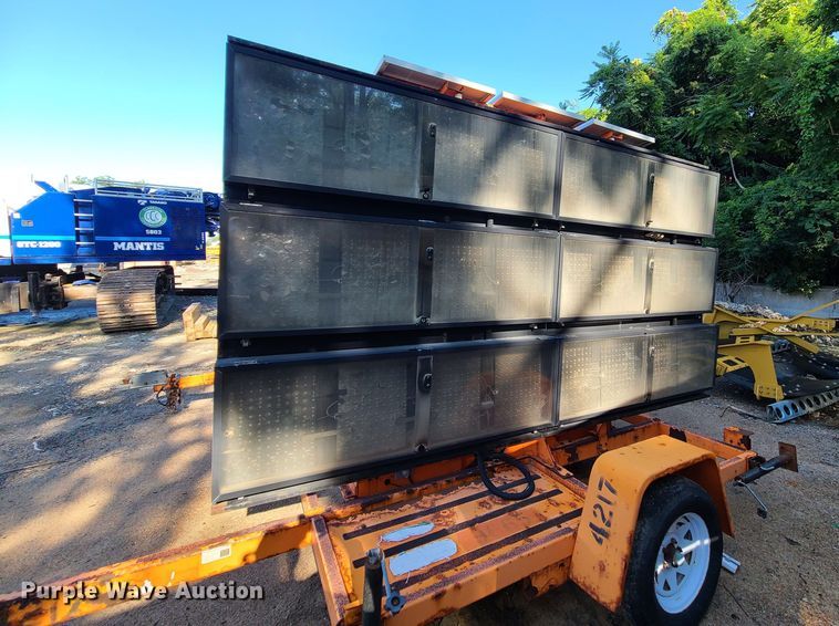 image for item MG9708 Addco  message board trailer