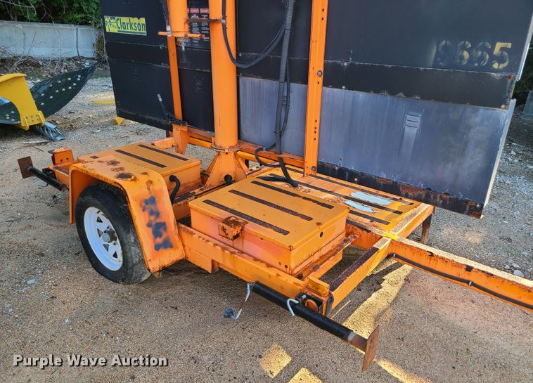 image for item MG9708 Addco  message board trailer