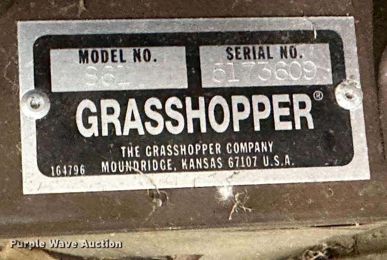 image for item ML9068 Grasshopper 721D2  ZTR lawn mower