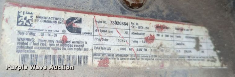 image for item MX9342 2010 Freightliner MT45  delivery van