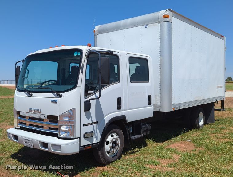 image for item MX9344 2008 Isuzu NPR  Crew Cab box truck