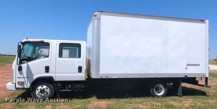 image for item MX9344 2008 Isuzu NPR  Crew Cab box truck