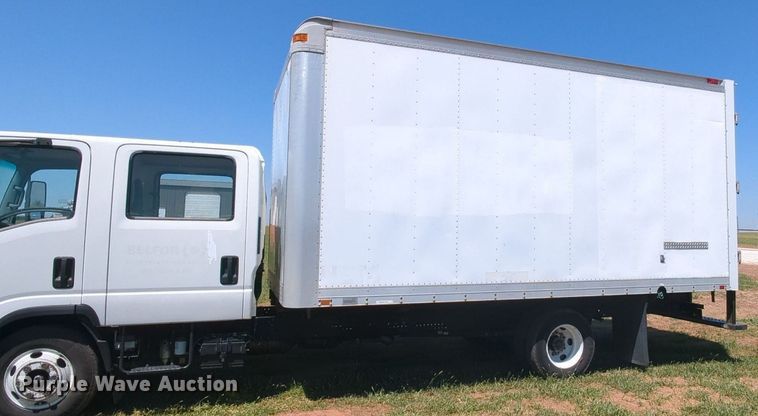 image for item MX9344 2008 Isuzu NPR  Crew Cab box truck