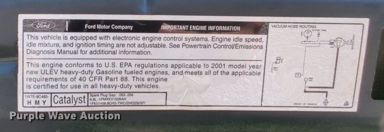 image for item MX9352 2001 Ford  F350 Super Duty XL  dump bed pickup truck