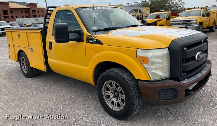 image for item MY9515 2011  Ford F250 Super Duty  utility bed pickup truck