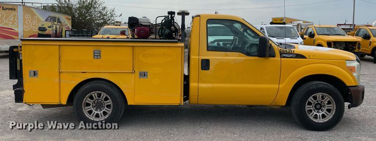 image for item MY9515 2011  Ford F250 Super Duty  utility bed pickup truck