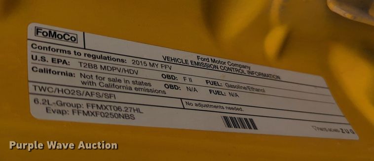 image for item MY9518 2015  Ford F350 Super Duty XL  utility bed pickup truck