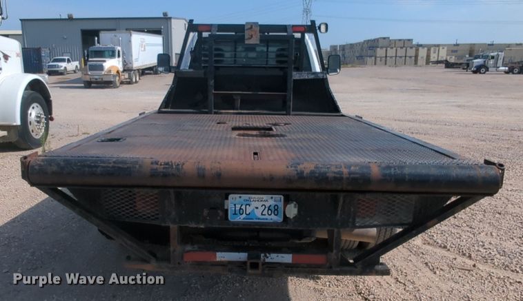 image for item MY9830 2014 Dodge Ram 3500  flatbed pickup truck