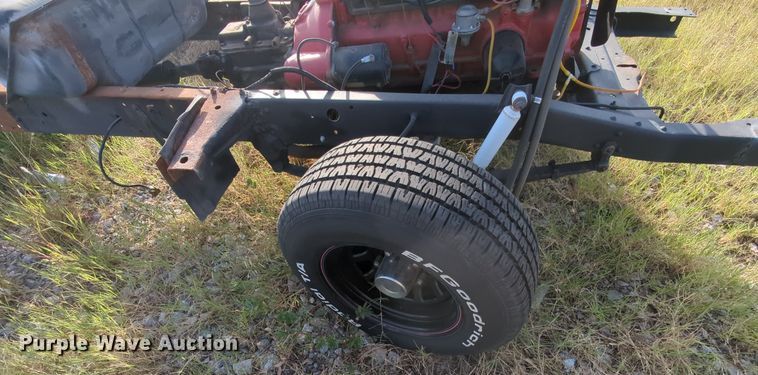 image for item MY9867 1956 Ford  truck chassis