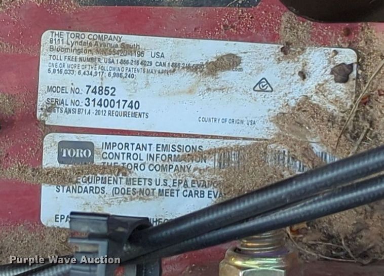 image for item MY9885 Toro Titan ZX 5400  ZTR lawn mower