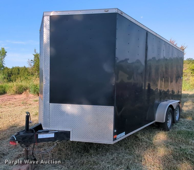 image for item MY9886 2016 Covered Wagon  enclosed cargo trailer