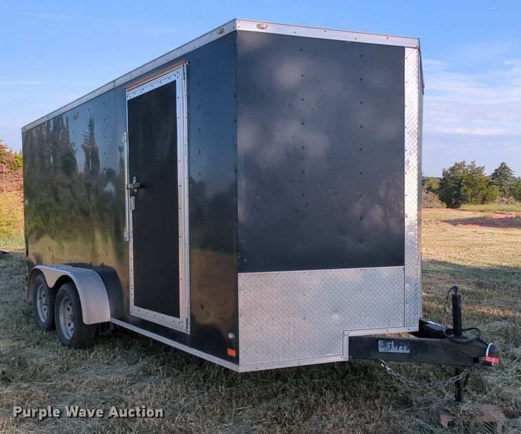 image for item MY9886 2016 Covered Wagon  enclosed cargo trailer