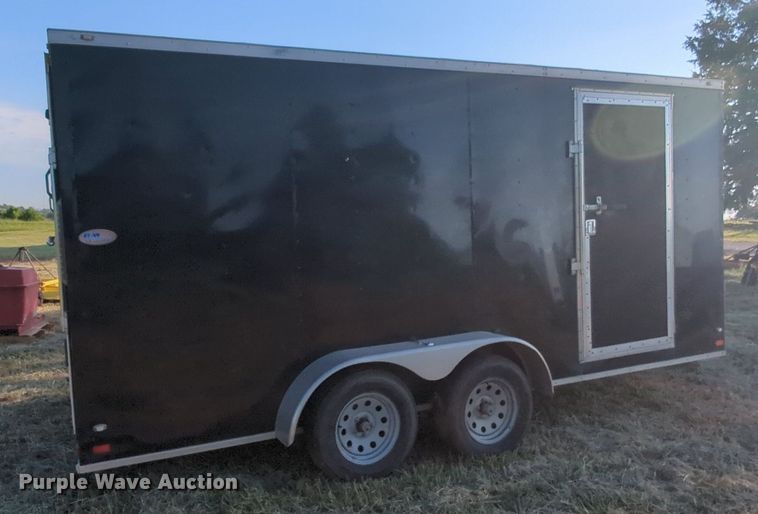image for item MY9886 2016 Covered Wagon  enclosed cargo trailer