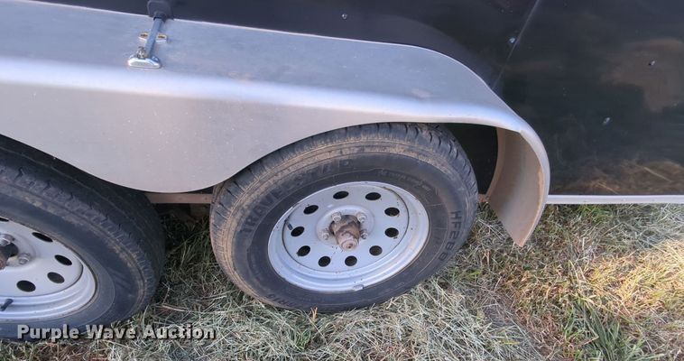 image for item MY9886 2016 Covered Wagon  enclosed cargo trailer