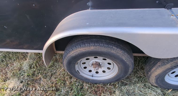 image for item MY9886 2016 Covered Wagon  enclosed cargo trailer