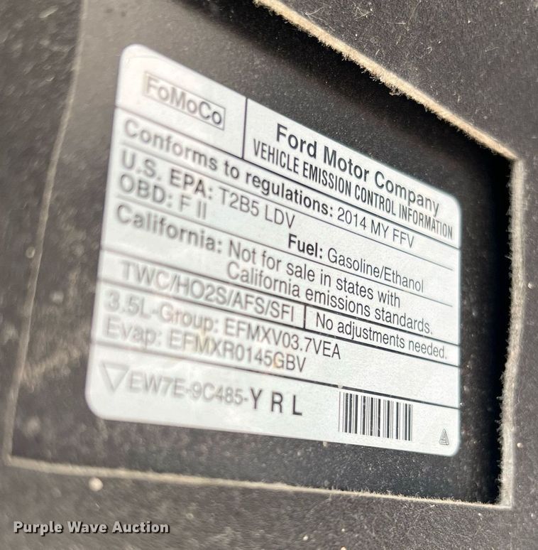 image for item NA9061 2014 Ford Taurus