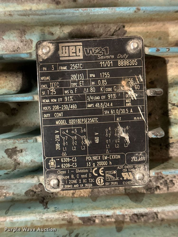 image for item NM9484 Worthington  air compressor