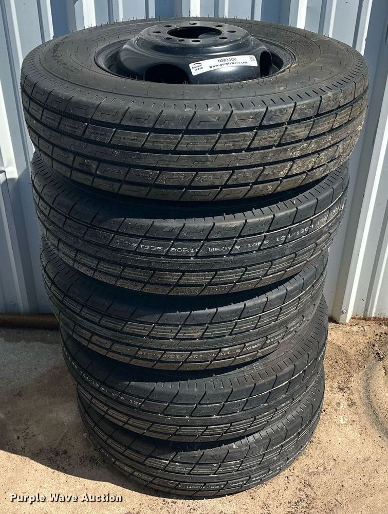 image for item NM9488 (5) 235/80R16 tires and wheels
