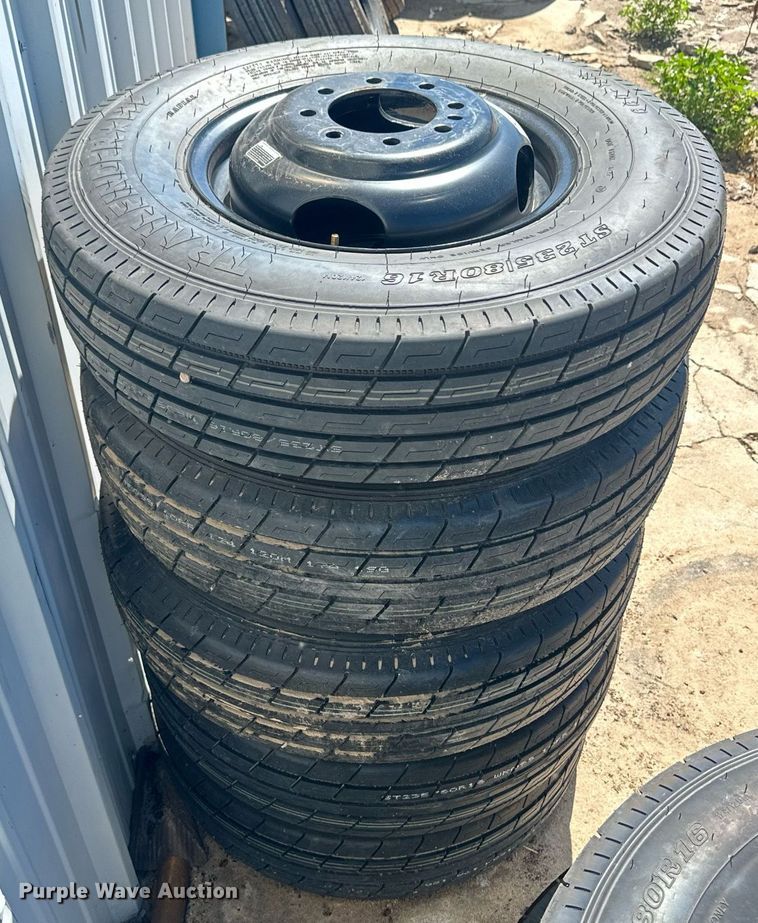 image for item NM9488 (5) 235/80R16 tires and wheels