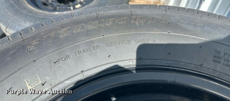 image for item NM9488 (5) 235/80R16 tires and wheels