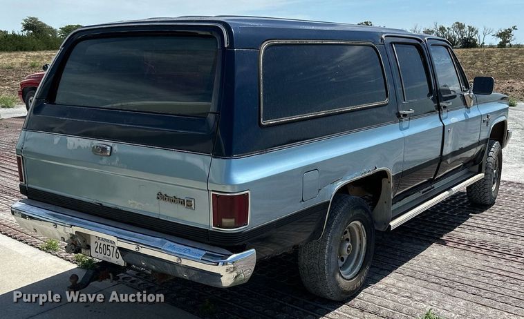 image for item NP9937 1984 Chevrolet K10 Suburban  SUV