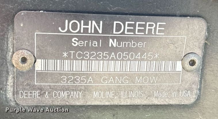 image for item NP9938 John Deere 3235A  reel mower