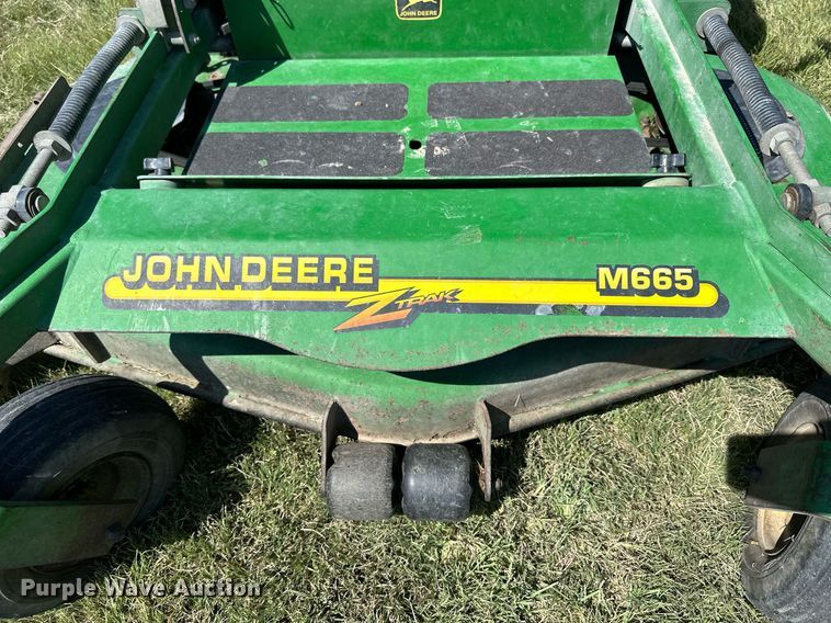 image for item NP9953 John Deere M665  ZTR lawn mower