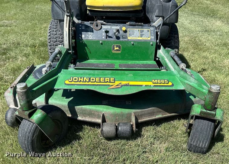 image for item NP9953 John Deere M665  ZTR lawn mower
