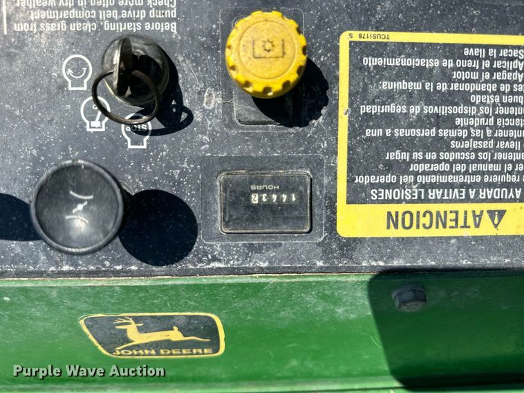 image for item NP9953 John Deere M665  ZTR lawn mower