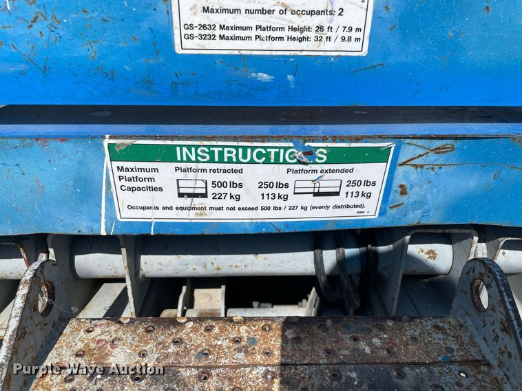 image for item NT9402 Genie GS-2632  scissor lift