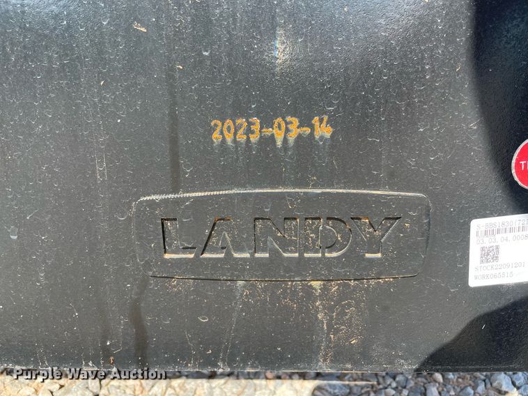 image for item NT9405 2023 Landy BBS72  skid steer sweeper