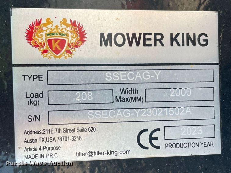 image for item NT9408 2023 AGT SSECAGY  skid steer auger