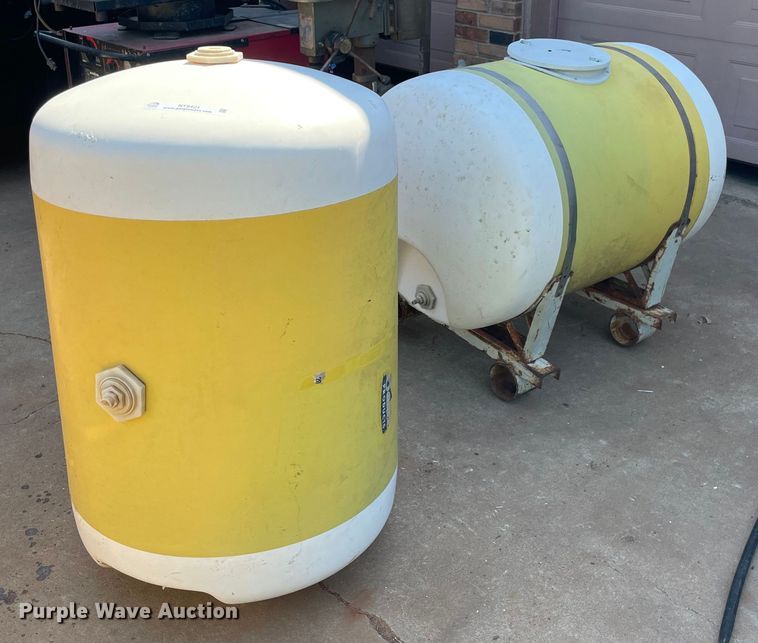 image for item NT9421 (2) 3' x 30" poly tanks