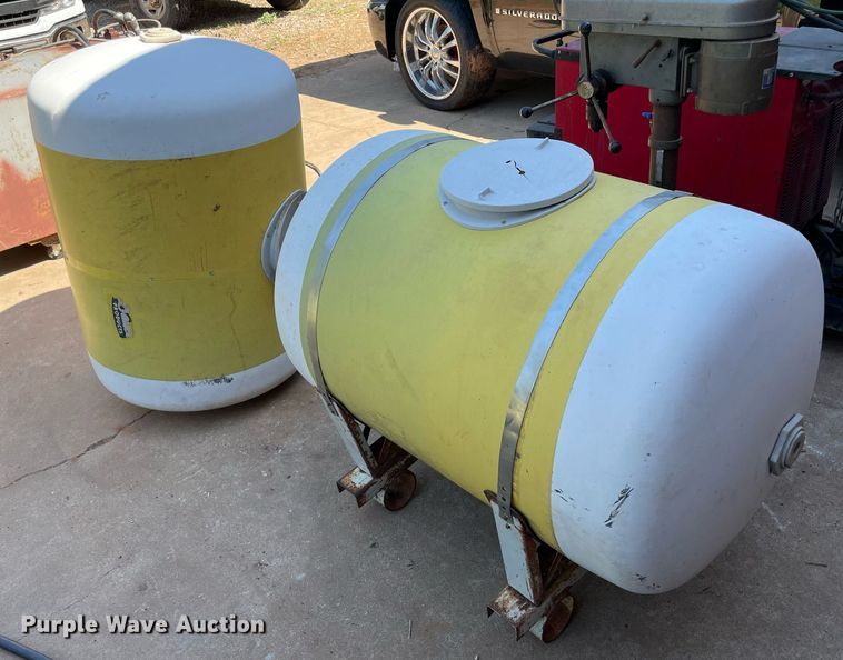 image for item NT9421 (2) 3' x 30" poly tanks