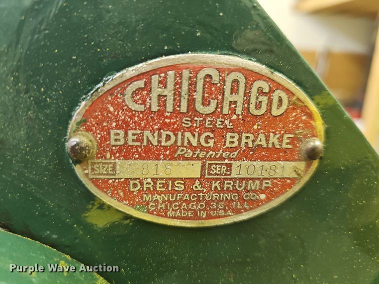 image for item NT9884 Chicago 818  brake