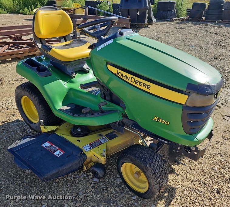 image for item NU9110 John Deere X320  lawn mower