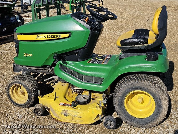 image for item NU9110 John Deere X320  lawn mower