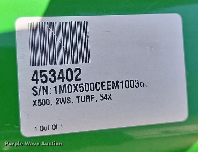 image for item NU9114 John Deere X500  lawn mower