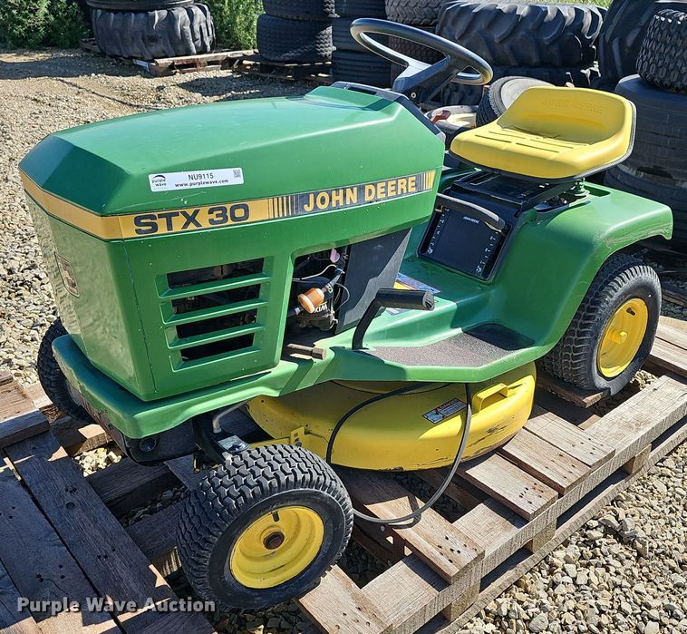 image for item NU9115 John Deere STX30  lawn mower