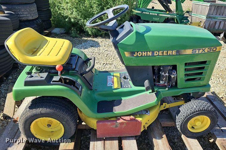 image for item NU9115 John Deere STX30  lawn mower